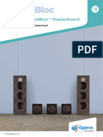 Gyproc Soundbloc Board Datasheet