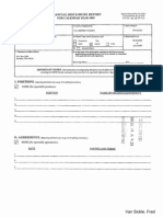 Sickle Fred Van Financial Disclosure Report For 2009