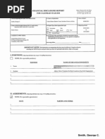 George C Smith Financial Disclosure Report For 2010