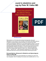 Ultrasound in Obstetrics and Gynecology by Peter W Callen MD