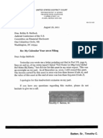 Timothy C Batten Financial Disclosure Report For 2010