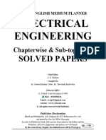 SSC Je Electrical Engineering Chapterwise & Sub Topicwise Solved