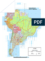 South America Road Map