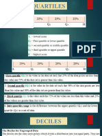 Deciles Quartiles