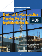 Electrical Pre-Construction Planning Process Implementation Manual (2008)