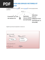 4.1.définition Des Espaces Et Sous-Espaces Vectoriels