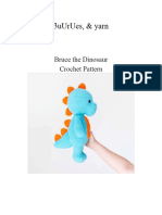 By - Bruce The Dinosaur - Crochet Pattern