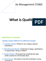 Total Quality Management (TQM)