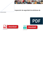 Lista de Verificación de Inspección de Seguridad de Extintores de Incendios