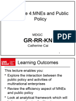 Lecture 4 MNEs and Public Policy