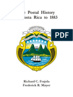 The Postal History of Costa Rica To 1883