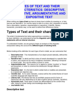 Types of Texts