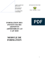 MODULE MATHÉMATIQUES - Formation IA 2022