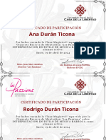 Marrón Elegante Patrón Diploma de Escuela Secundaria Certificado - 20240419 - 071310 - 0000