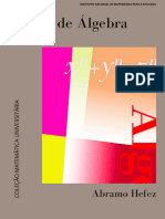 (Coleção Matemática Universitária) Abramo Hefez - Curso de Álgebra-P