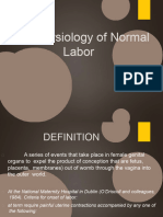 20.pathophysiology of Normal Labour