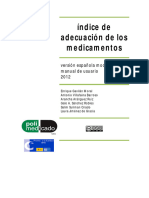 Indice Adecuacion Medicamentos Version 2012