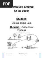 Paper Manufacturing Process