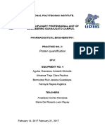 Practice 2: Protein Quantification Biochemistry Pharmaceutical IPN