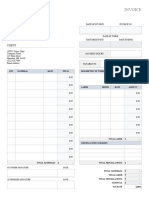 IC Self Employed Construction Invoice 11215