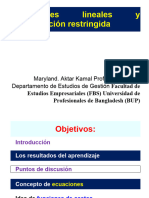 Aplicación de Ecuaciones Lineales