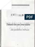 Capitulo IV Ordenando Letras para Formar Palabras