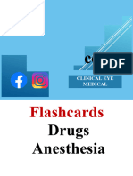 Anesthetic Flashcards