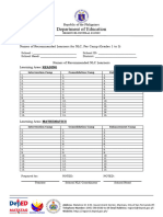 Templates Mand E Tools On The Implementation of NLC 2024