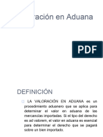 PowerPoint de Valoración en Aduana