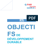 Les Cibles Et Indicateurs Des Objectifs de Développement Durable