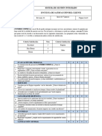 P-SGI-05-F-03 Encuesta Satisfaccion Del Cliente Rev. 01