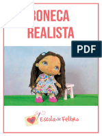 ESCOLA DO FELTRO Bonecos Realistas - Menina