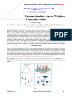 Optical Fibre Communication Versus Wireless