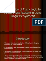 Application of Fuzzy Logic To Approximate Reasoning