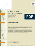 Costs of Joint and Subset Products