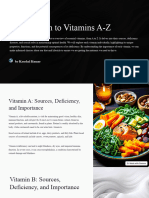 Introduction To Vitamins A Z