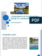 Comparison of Water Bodies: Delhi vs. Lakshadweep: Anoop Singh Nagi X-B