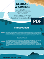 Global Warming PPT by Fazil (Basic Communicative English)