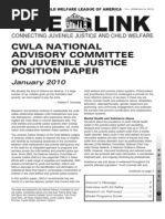 THE Link: Cwla National Advisory Committee On Juvenile Justice Position Paper