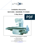 Baccara X-Ray Room Installation Manual Rev