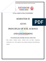 Unit 3 Notes - Phase Relationship and Soil Compaction