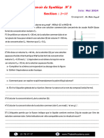 Devoir de Synthese N°3 2eme SC Version B