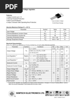 3-Terminal 1 A Positive Voltage Regulator: Semtech Electronics LTD