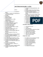 Lista de Útiles S.A.