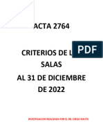 Acta 2764 Jurisprudencia de La Camara Nacional de Apelaciones Del Trabajo