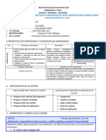 1° y 2° Miércoles 26 Sesión Escribimos Textos Usando Familia de Palabras