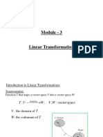 Linear Transformation