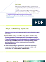 Defining Sustainability