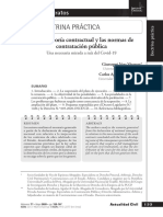 Teoría Contractual y Las Normas de Contratación Pública