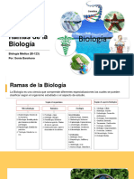 Ramas de La Biología